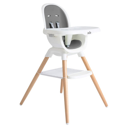 Joie Chai Multi-Mode Highchair - European Beech Wood, Convertible, 9+ Modes, Birth up to 60 lb. (Shadow)