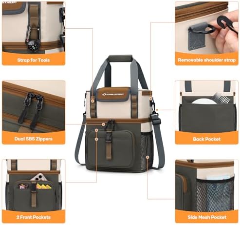 Maelstrom Insulated Lunch Bag, Leakproof Lunch Box with Quick Access Lid