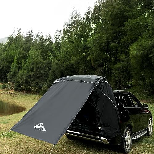 SUV Tailgate Tent with Awning, 2-Person Hatchback Tent for Camping