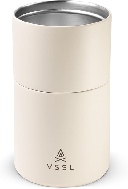 Nest Pour Over Coffee Set, Transportable and Compact Pour Over Set with 10 oz Double Walled Mug, Cream