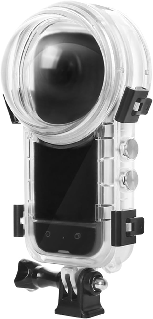Invisible Dive Case Compatible for Insta360 X4 Dive Housing Case 50m 164ft Waterproof Case Cover Underwater Protective Shell with Bracket Accessories for Insta360 X4 Action Camera