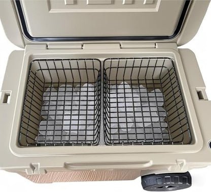 2 Pack Cooler Basket for Yeti Tundra Haul,Stays Food Chilled and Dry, Compatible with Other Cooler Accessories Cooler Locks, Dividers, Ice etc