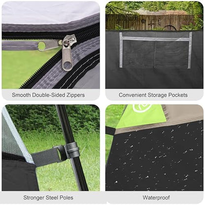 CAMPROS CP Tents for Camping 2/4/6 Person, Waterproof Windproof Dome Tent
