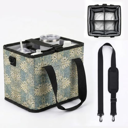 Insulated Collapsible Cooler Bag, William Morris Floral Print