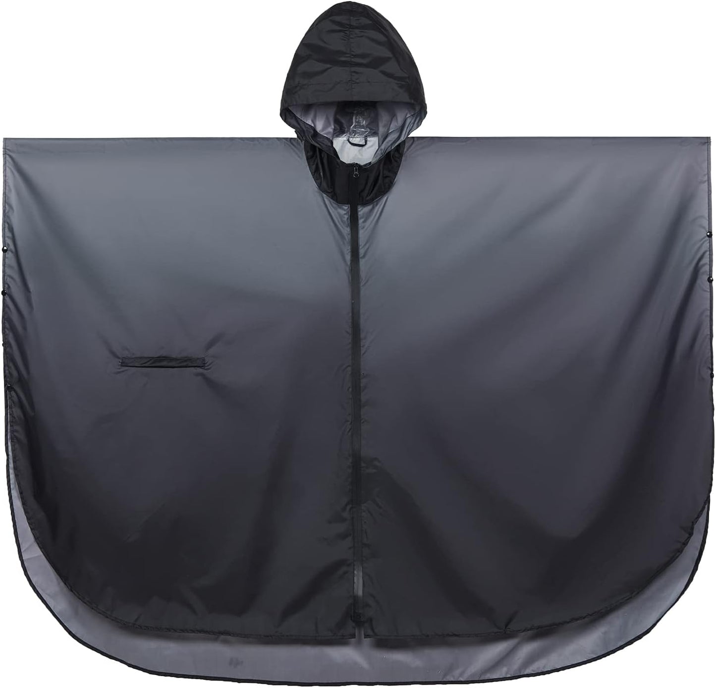 SaphiRose Rain Poncho Jacket Coat Hooded for Adults with Pockets