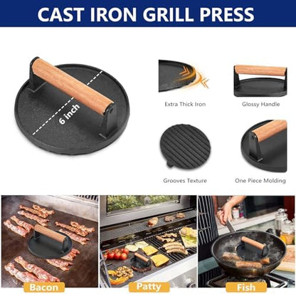 Joyfair 18Pcs Griddle Accessories Kit for Blackstone, (PP Handles)
