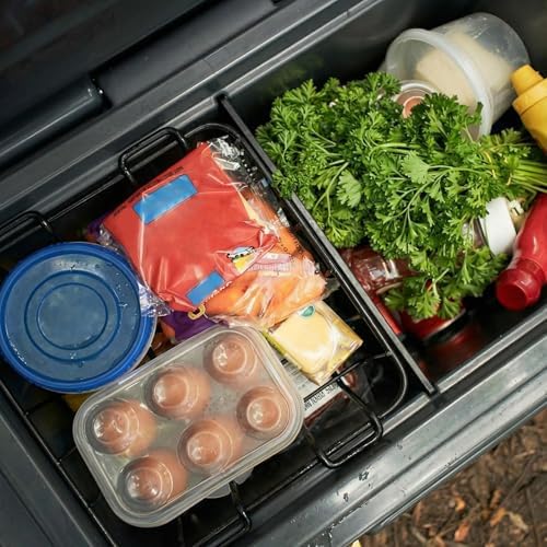 2 Pcs Cooler Basket for 35/45 Stainless Steel Storage Wire Cooler Rack Dry Goods Basket for 35 or 45 Coolers