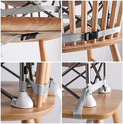 PandaEar Portable Baby Seat Travel| Compact Fold with Straps for Indoor/Outdoor Use| Great for Camping, Beach, Lawn |Toddlers, Kids, Boys, Girls (Without Placemat, Grey)