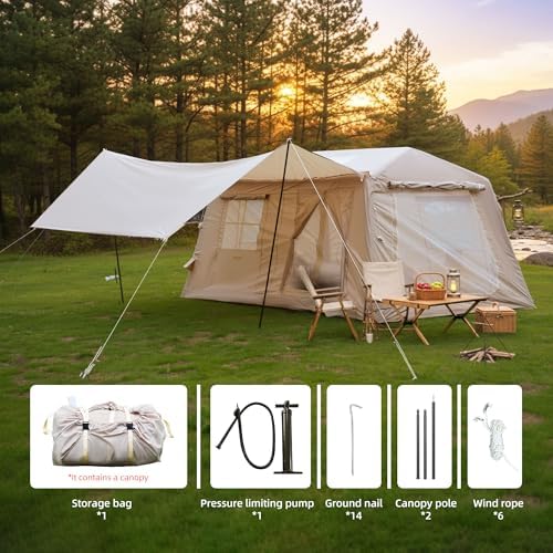 11m2Pop Up Tents for CampingWaterproof Camping Tent Person Family