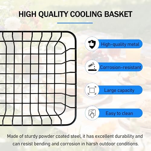 Cooler Basket Fits for RTIC 52 & 72 Ultra-Light Cooler Accessories 1 Pcs