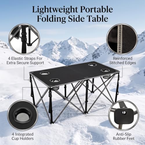 Camping Chair Set of 3, Outdoor Folding Camping Chairs for Heavy People with Cup Holder & Carry Bag,Collapsible Chair Include One Sofa Chair and Two Single Chair,Support up to 500lbs