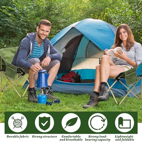 FairySandy 6 Pack Lightweight Camping Chair, Compact Folding Chair