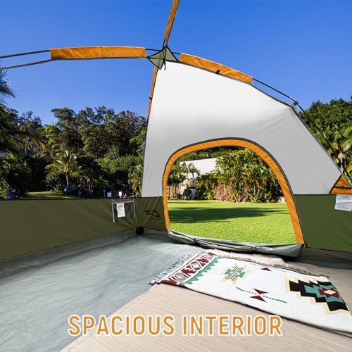 CAMPROS CP Tents for Camping 2/4/6 Person, Waterproof Windproof Dome Tent
