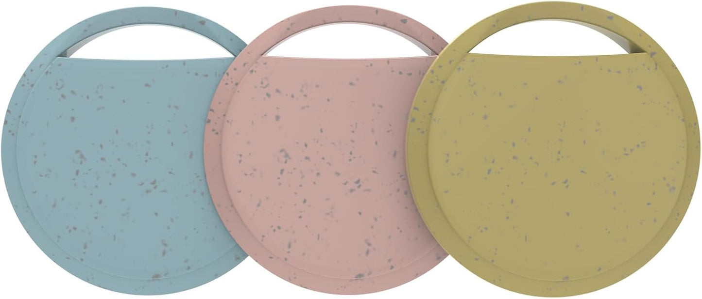 Android Air Tracker Tag 4 Pack for Luggage Tracker Tags Works with Google Find My Device App, Bluetooth Tracker Tag Key Finder and Item Locator for Wallets, Backpack, Suitcases, Replaceable Battery