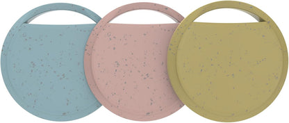 Android Air Tracker Tag 4 Pack for Luggage Tracker Tags Works with Google Find My Device App, Bluetooth Tracker Tag Key Finder and Item Locator for Wallets, Backpack, Suitcases, Replaceable Battery