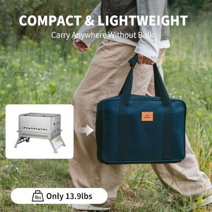 Naturehike 2-in-1 Stove & Grill, Foldable, IGT Table Compatible
