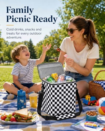 Insulated Cooler Organizer Insert Compatible with XL Bogg Bag,2-in-1 Dry-Wet Separate Tote Insert Leakproof Cooler&Mesh Storage Bag,Bogg Bag Accessories for Beach,Camping
