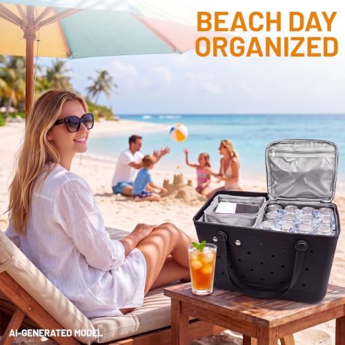 2-in-1 Cooler Organizer Insert for Bogg Bag XLarge,Cooler Insert for Bogg