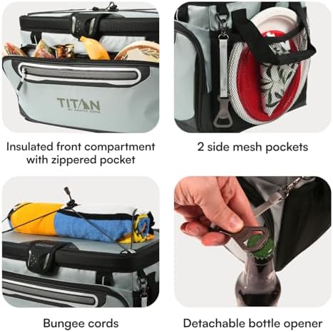 Titan Zipperless HardBody Cooler, Keeps Ice 2 Days