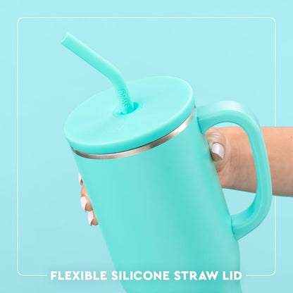 Swig Life 40oz Mega Mug, 40oz Tumbler with Handle and Straw, Extra Large Insulated Tumblers, Cup Holder Friendly Travel Mug (Nevada)