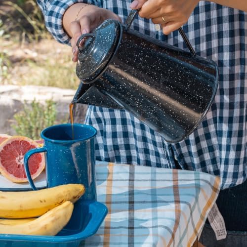 Granite Ware Coffee Boiler, 3 Qt - Speckled Black