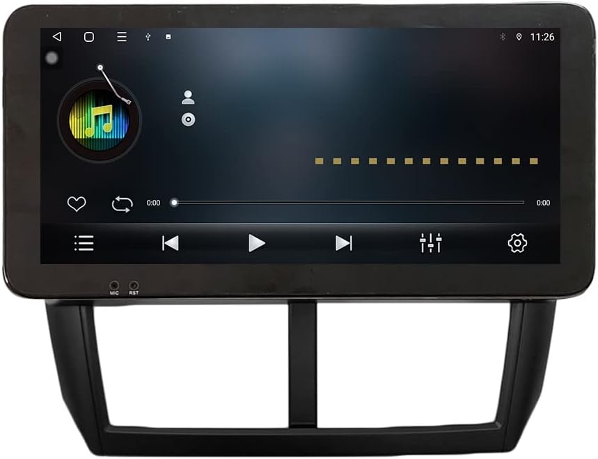 Kunfine CarPlay Android Auto Navigation Stereo GPS Radio Reverse Camera Display 10.33" QLED Touchscreen Headunit Tablet Pad Media Player for Subaru Forester 2007-2013, if Applicable Quad Core 1G+32G