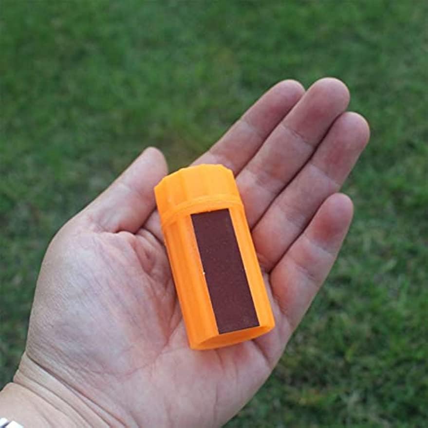 Waterproof Matches Survival Kit, Stormproof Matches with Case, 20pcs Fire Starter, Emergencys Fire Starter Matches for Hiking Camping Outdoor Survival (100pcs), 5Pcs