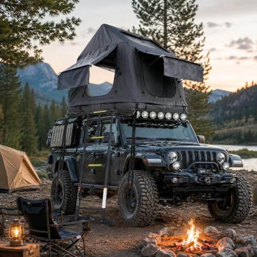 Inflatable Rooftop Tent, 2-3 Person Car Roof Tent for SUV Truck