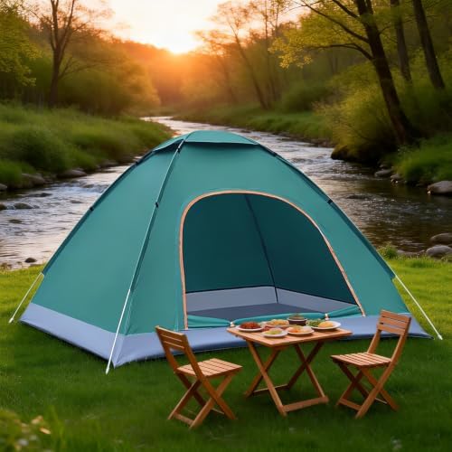 2-Persons Backpacking Tent, Lightweight Camping Tent, Waterproof Windproof, Easy Set up-Portable for Camping, Festivals, Backyard, Sleepovers, & More