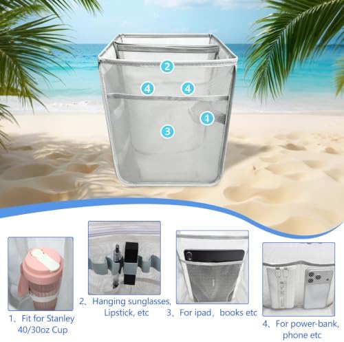 Cooler Insert for X Large Bogg Bag Leakproof Insulated with Mesh Organizer