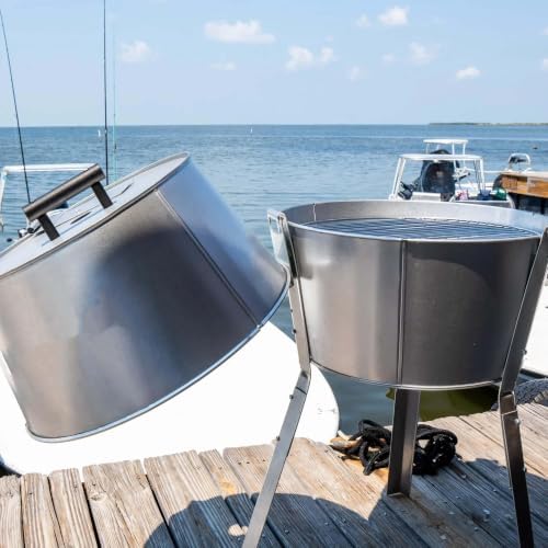 Old Smokey 18 inch Portable Charcoal Grill, Durable Steel BBQ Grill