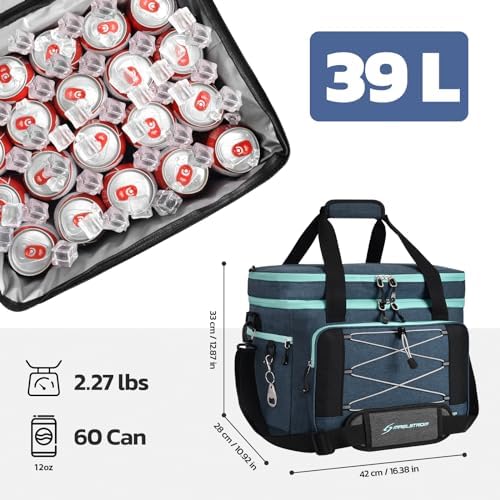 Maelstrom 24/30/60 Can Soft Cooler Bag, Double Deck Portable Ice Chest