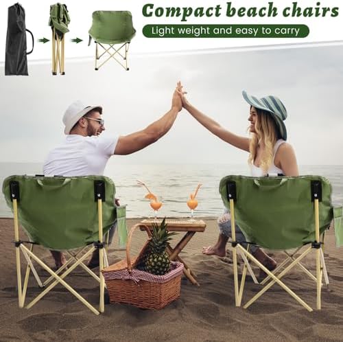FairySandy 6 Pack Lightweight Camping Chair, Compact Folding Chair