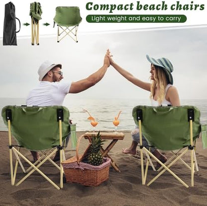 FairySandy 6 Pack Lightweight Camping Chair, Compact Folding Chair