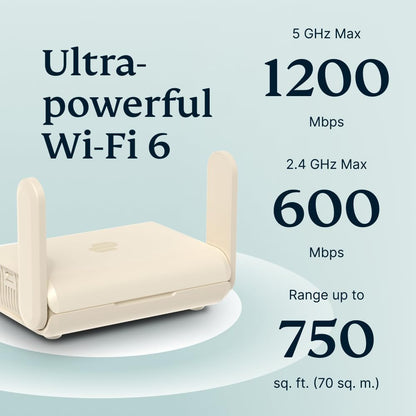 Aircove Go | Portable Wi-Fi 6 VPN Router | Protect Unlimited Devices | Free 30-Day ExpressVPN Trial | (U.S. & Canada Version)