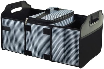 Picnic at Ascot 3 Section Folding Trunk Organizer- with Removable Cooler- Designed & Quality Approved in the USA