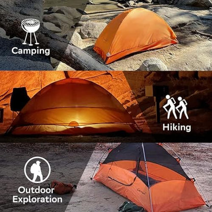 Clostnature 1/2/3/4 Person Lightweight Backpacking Tent, Easy Setup Tent