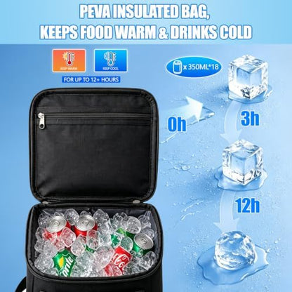 Cooler Insert for X Large Bogg Bag Leakproof Insulated with Mesh Organizer