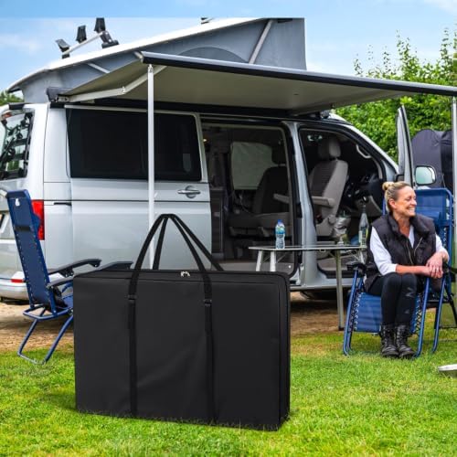 Explore Land Chair Storage Bag for Folding Longue Zero Gravity 2 Pack，Black