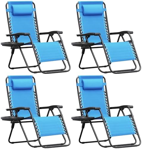 Homall Zero Gravity Chair Patio Folding Lawn Camp Reclining