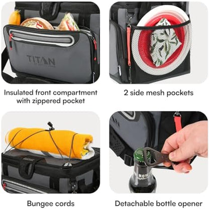 Titan Zipperless HardBody Cooler, Keeps Ice 2 Days