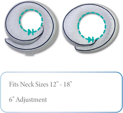 Memory Foam Travel Pillow | Provides Real Support to Head, Neck and Chin | Best Firm Airplane Pillow for Long Flights