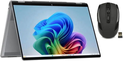 HP OmniBook X Flip 2-in-1 16" FHD+ Touch Screen Laptop |AMD Ryzen AI 5 340|AMD Radeon 840M | Copilot|Backlit|Meteor Silver| 16GB RAM DDR5 | 1024GB SSD |Windows 11 Home|Bundle with Wireless Mouse