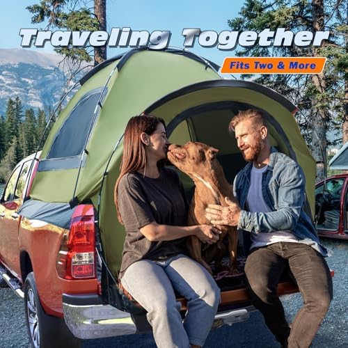 WildFinder Truck Bed Tent, Pickup Truck Tents for Camping 5.5-6.0 Ft Bed