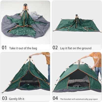 Wind Tour Lightweight Backpacking Camping Tent Waterproof Double Layer Family Tent for Hiking Fishing Outdoor Travel Picnic