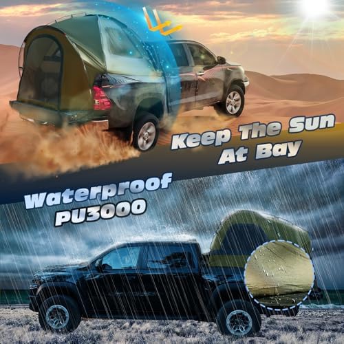 WildFinder Truck Bed Tent, Pickup Truck Tents for Camping 5.5-6.0 Ft Bed