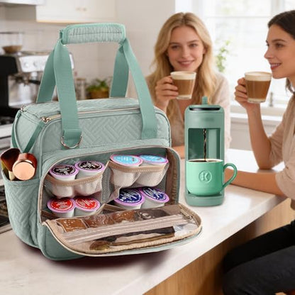 BAGSPRITE Coffee Maker Travel Bag Compatible with Keurig K-Mini Mate