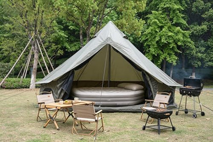 Pop Up Yurt Cabin Tent Waterproof Large Family 4-8 Person Easy Set
