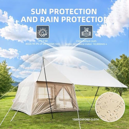 Inflatable Camping Tent with Hand Pump