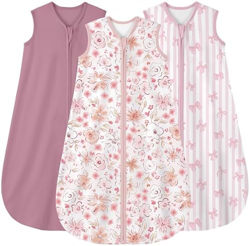 Yoofoss Baby Sleep Sack 18-24 Month 0.5TOG 100% Organic Cotton 2-Way Zipper